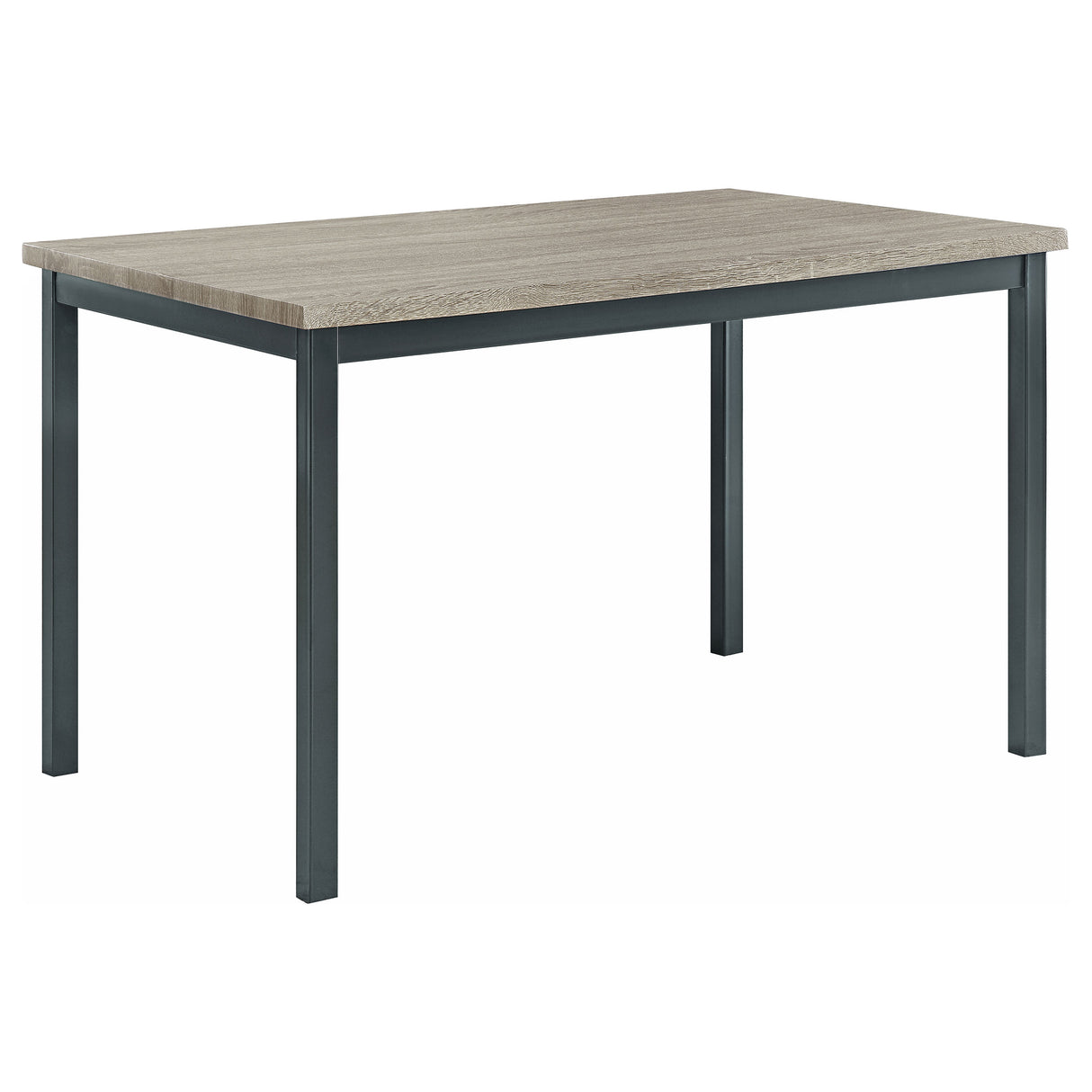 Furniture City Houma - Coaster - Garza Rectangular 48-inch Engineered Wood Dining Table Grey - 100611