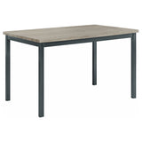 Furniture City Houma - Coaster - Garza Rectangular 48-inch Engineered Wood Dining Table Grey - 100611