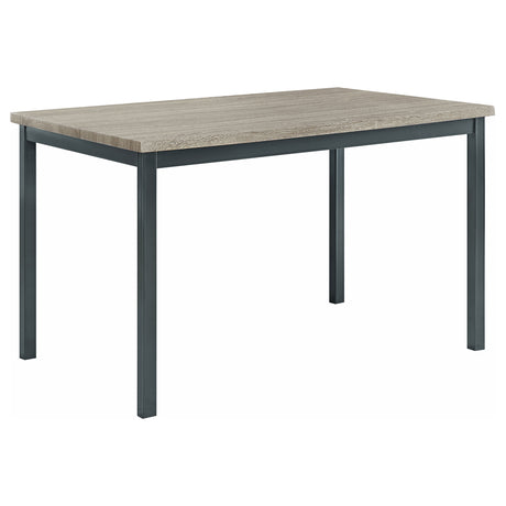 Furniture City Houma - Coaster - Garza Rectangular 48-inch Engineered Wood Dining Table Grey - 100611