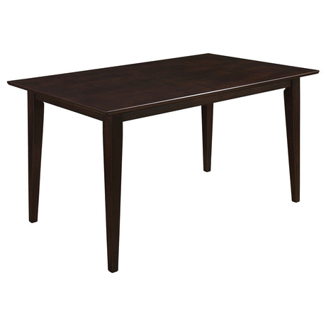Furniture City Houma - Coaster - Gabriel Rectangular 59-inch Wood Dining Table Cappuccino - 100771