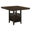 Furniture City Houma - Coaster - Jaden Square 47-inch Counter Height Dining Table Espresso - 100958