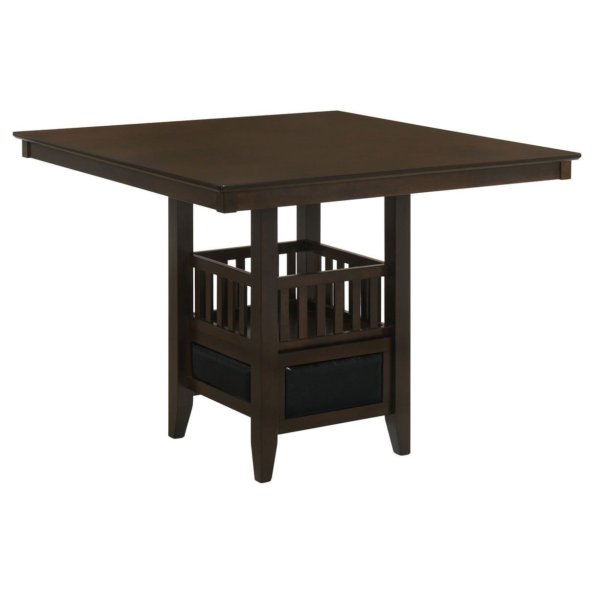 Furniture City Houma - Coaster - Jaden Square 47-inch Counter Height Dining Table Espresso - 100958