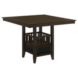 Furniture City Houma - Coaster - Jaden Square 47-inch Counter Height Dining Table Espresso - 100958