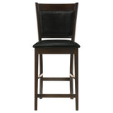 Jaden Upholstered Counter Chair Espresso (Set of 2)