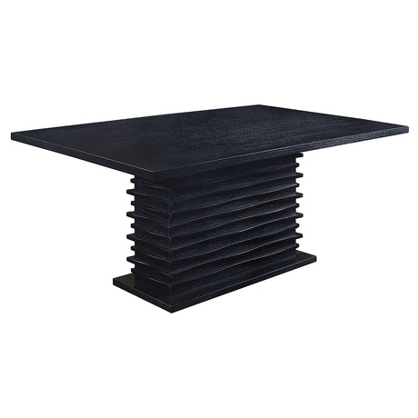 Furniture City Houma - Coaster - Stanton Rectangular 66-inch Dining Table Black - 102061