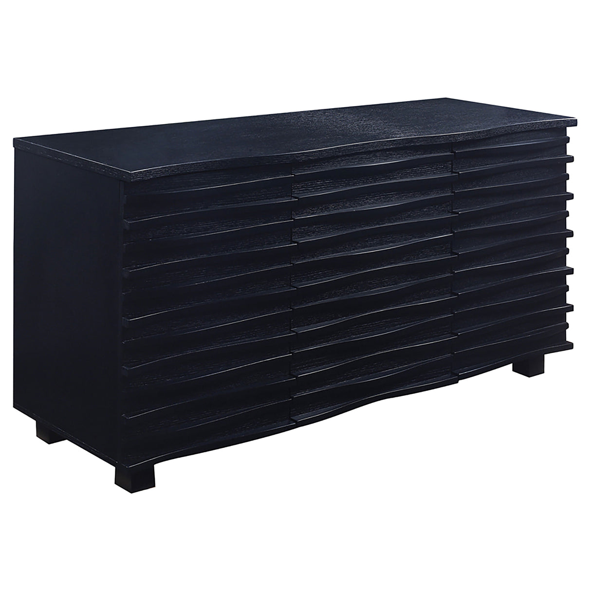 Furniture City Houma - Coaster - Stanton 3-drawer Sideboard Buffet Storage Cabinet Black - 102065