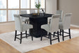 Furniture City Houma - Coaster - Stanton 7-piece Square Counter Height Dining Table Set Grey - 102068-S7