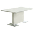 Furniture City Houma - Coaster - Anges Rectangular 63-inch Dining Table White High Gloss - 102310
