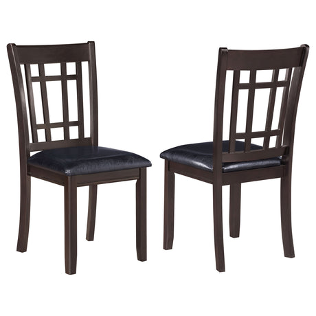 Furniture City Houma - Coaster - Lavon Wood Dining Side Chair Espresso (Set of 2) - 102672