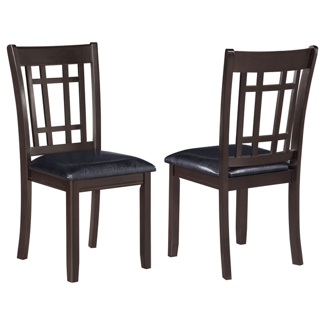 Furniture City Houma - Coaster - Lavon Wood Dining Side Chair Espresso (Set of 2) - 102672