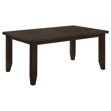 Furniture City Houma - Coaster - Dalila Rectangular 66-inch Wood Dining Table Cappuccino - 102721