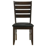 Dalila Wood Dining Side Chair Cappuccino (Set of 2)