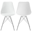 Furniture City Houma - Coaster - Juniper Polypropylene Dining Side Chair White (Set of 2) - 102792