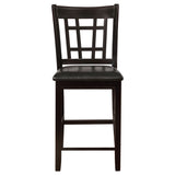 Lavon 5-piece Oval Counter Height Dining Set Espresso