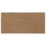Sharon Rectangular 84-inch Wood Trestle Dining Table Brown