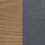 Sharon Fabric Upholstered Dining Side Chair Brown (Set of 2)