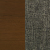 Malone Padded Wood Dining Arm Chair Dark Walnut (Set of 2)