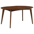 Furniture City Houma - Coaster - Jedda Oval 60-inch Extension Leaf Dining Table Dark Walnut - 105361