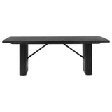 Catherine 5-piece Rectangular Dining Table Set Black