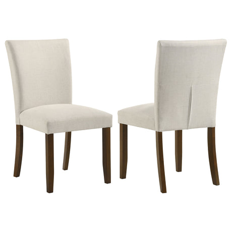 Furniture City Houma - Coaster - Cantley Upholstered Dining Side Chair Beige (Set of 2) - 106412