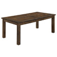 Furniture City Houma - Coaster - Coleman Rectangular 79-inch Dining Table Rustic Golden Brown - 107041