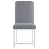 Mackinnon Upholstered Dining Side Chair Grey (Set of 2)