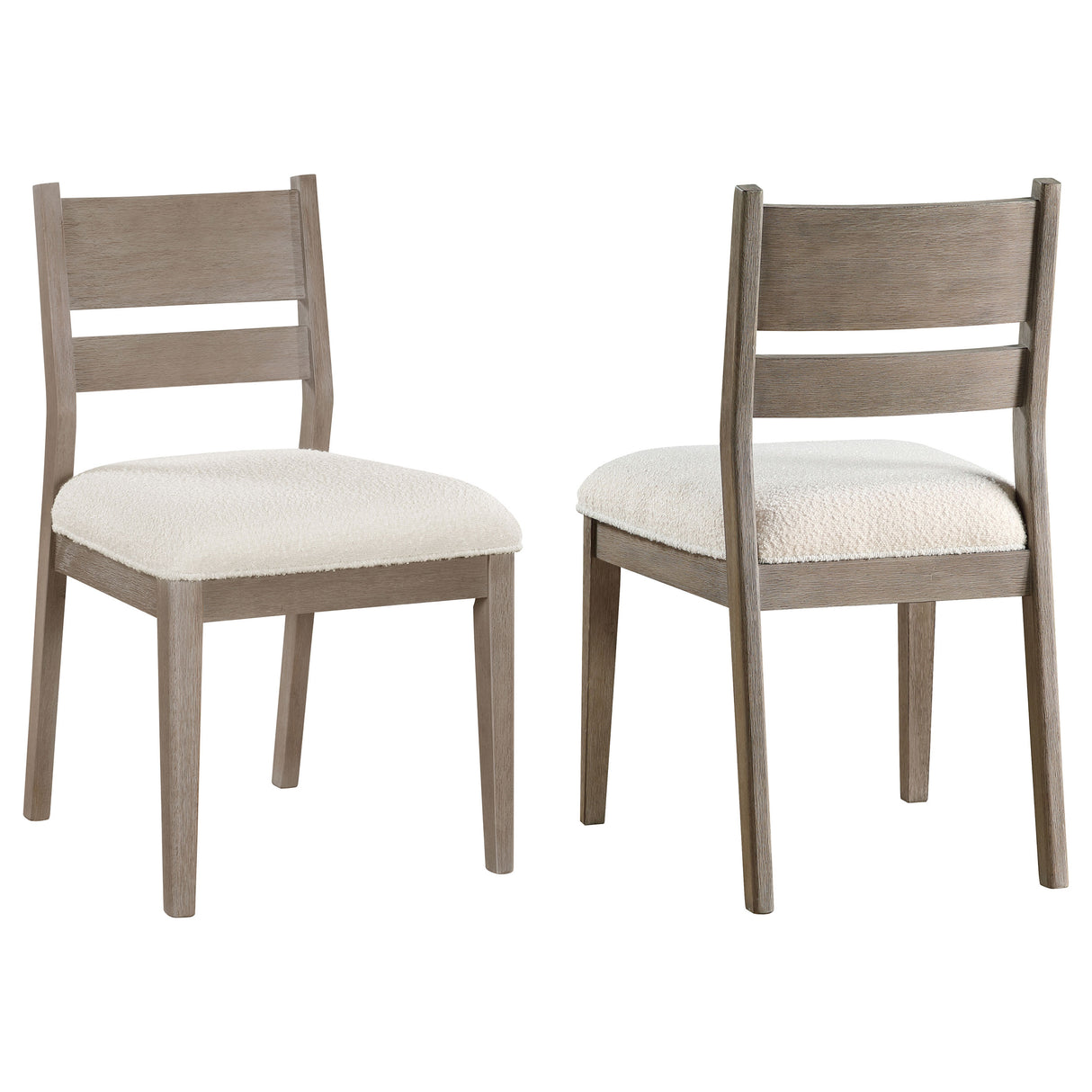 Furniture City Houma - Coaster - Cornelia Wood Dining Side Chair Coastal Grey (Set of 2) - 107442