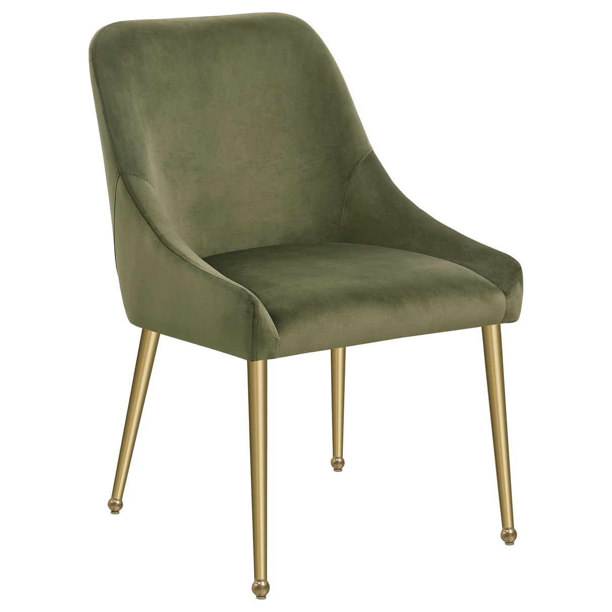 Mayette Upholstered Dining Side Chair Olive (Set of 2)