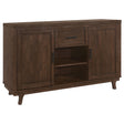 Furniture City Houma - Coaster - Reynolds 2-door Sideboard Buffet Storage Cabinet Brown Oak - 107595