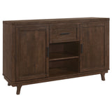 Furniture City Houma - Coaster - Reynolds 2-door Sideboard Buffet Storage Cabinet Brown Oak - 107595