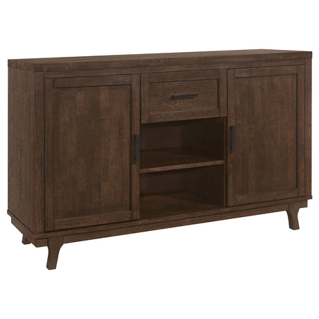 Furniture City Houma - Coaster - Reynolds 2-door Sideboard Buffet Storage Cabinet Brown Oak - 107595