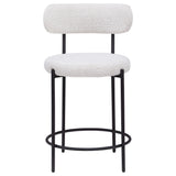 Viola Boucle Upholstered Counter Chair Cream (Set of 2)
