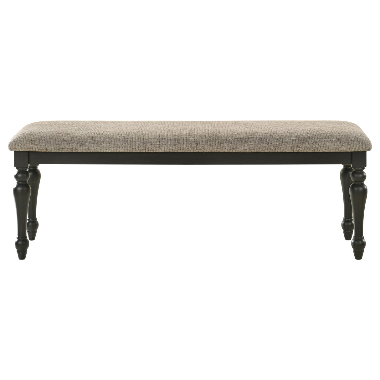 Bridget 6-piece Rectangular Dining Set Charcoal Sand Through
