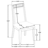 Brookmead 7-piece Extension Leaf Dining Table Set Black