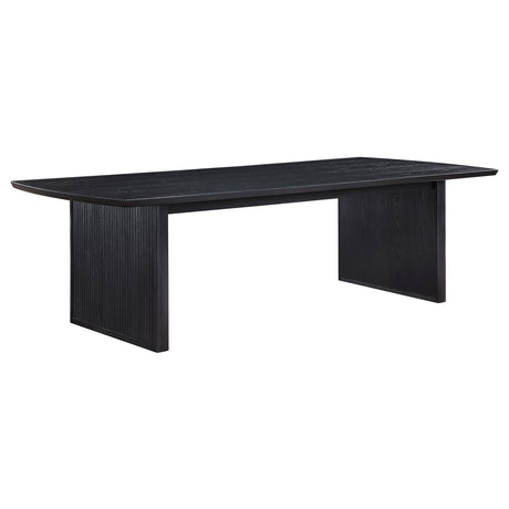 Furniture City Houma - Coaster - Brookmead 100-inch Extension Leaf Dining Table Black - 108231