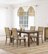 Furniture City Houma - Coaster - Matisse 5-piece Rectangular Dining Table Set Light Brown - 108311-S5