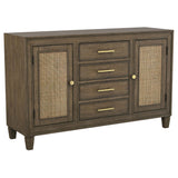 Furniture City Houma - Coaster - Matisse 4-drawer Sideboard Buffet Cabinet Light Brown - 108315