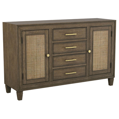 Furniture City Houma - Coaster - Matisse 4-drawer Sideboard Buffet Cabinet Light Brown - 108315