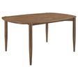 Furniture City Houma - Coaster - Dortch Oval 63-inch Solid Wood Dining Table Walnut - 108461