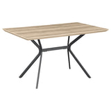 Furniture City Houma - Coaster - Edgecreek 53-inch Composite Wood Dining Table Light Brown  - 108481