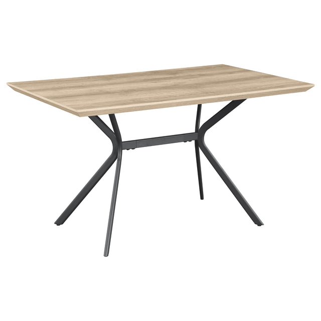 Furniture City Houma - Coaster - Edgecreek 53-inch Composite Wood Dining Table Light Brown  - 108481