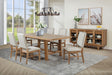 Furniture City Houma - Coaster - Middleton 7-piece Extension Leaf Dining Set Brown and Beige - 108540-S7