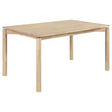 Furniture City Houma - Coaster - Parkridge 59-inch Rectangular Dining Table White Washed - 108551