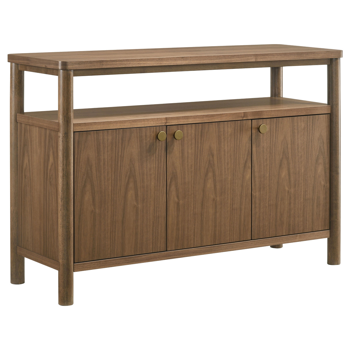 Furniture City Houma - Coaster - Crestmore 52-inch Dining Cabinet Sideboard Buffet Walnut - 108575