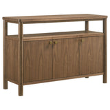 Furniture City Houma - Coaster - Crestmore 52-inch Dining Cabinet Sideboard Buffet Walnut - 108575