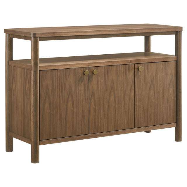 Furniture City Houma - Coaster - Crestmore 52-inch Dining Cabinet Sideboard Buffet Walnut - 108575