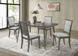 Furniture City Houma - Coaster - Onslow 5-piece 59-inch Rectangular Dining Set Dark Brown - 108621-S5