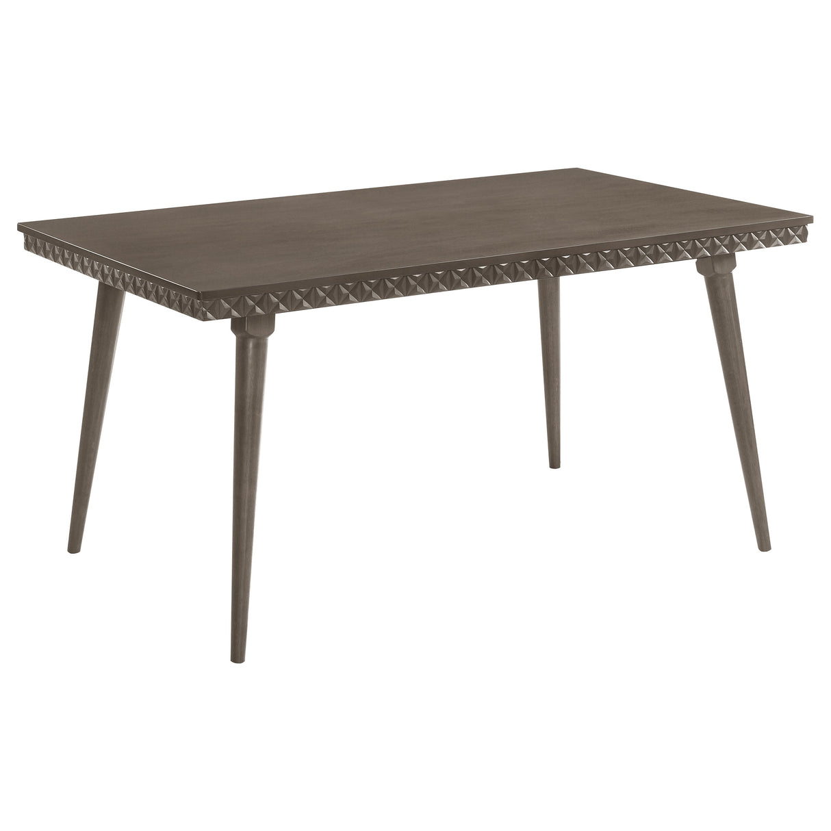 Furniture City Houma - Coaster - Onslow 59-inch Rectangular Wood Dining Table Dark Brown - 108621