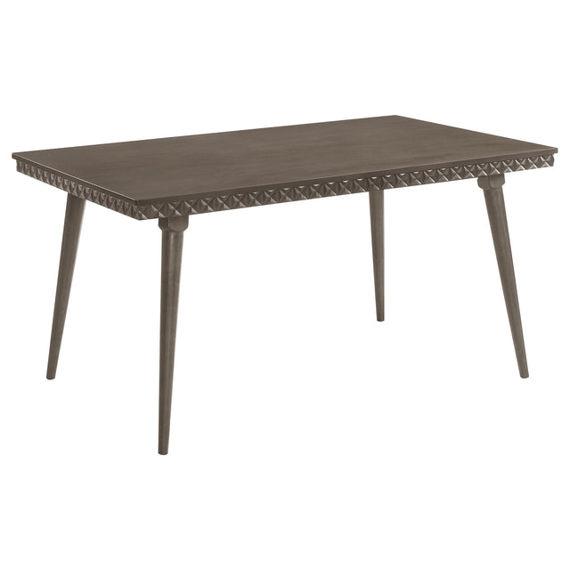 Furniture City Houma - Coaster - Onslow 59-inch Rectangular Wood Dining Table Dark Brown - 108621