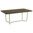 Furniture City Houma - Coaster - Biloxi 71-inch Rectangular Wood Dining Table Greyish Brown - 108681